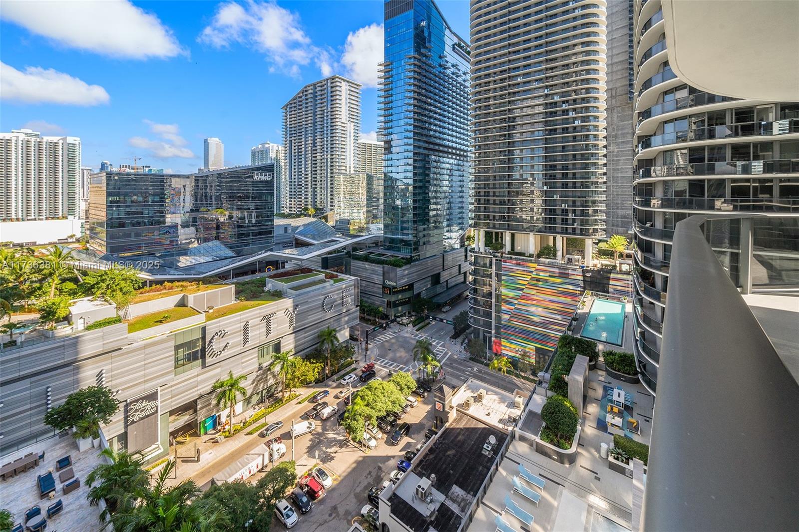 55 Southwest 9th Street, Unit 1701 Miami, FL 33130 - Photo 31 of 58 a view of swimming pool with outdoor seating