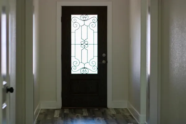 a view of front door