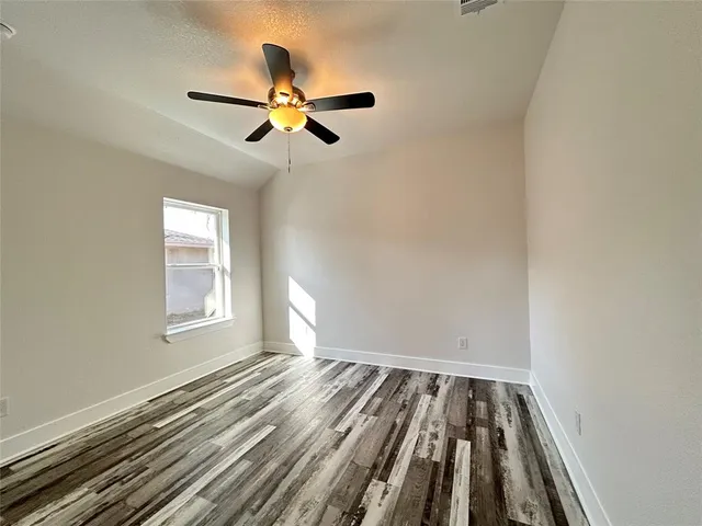 a view of wooden floor in a room