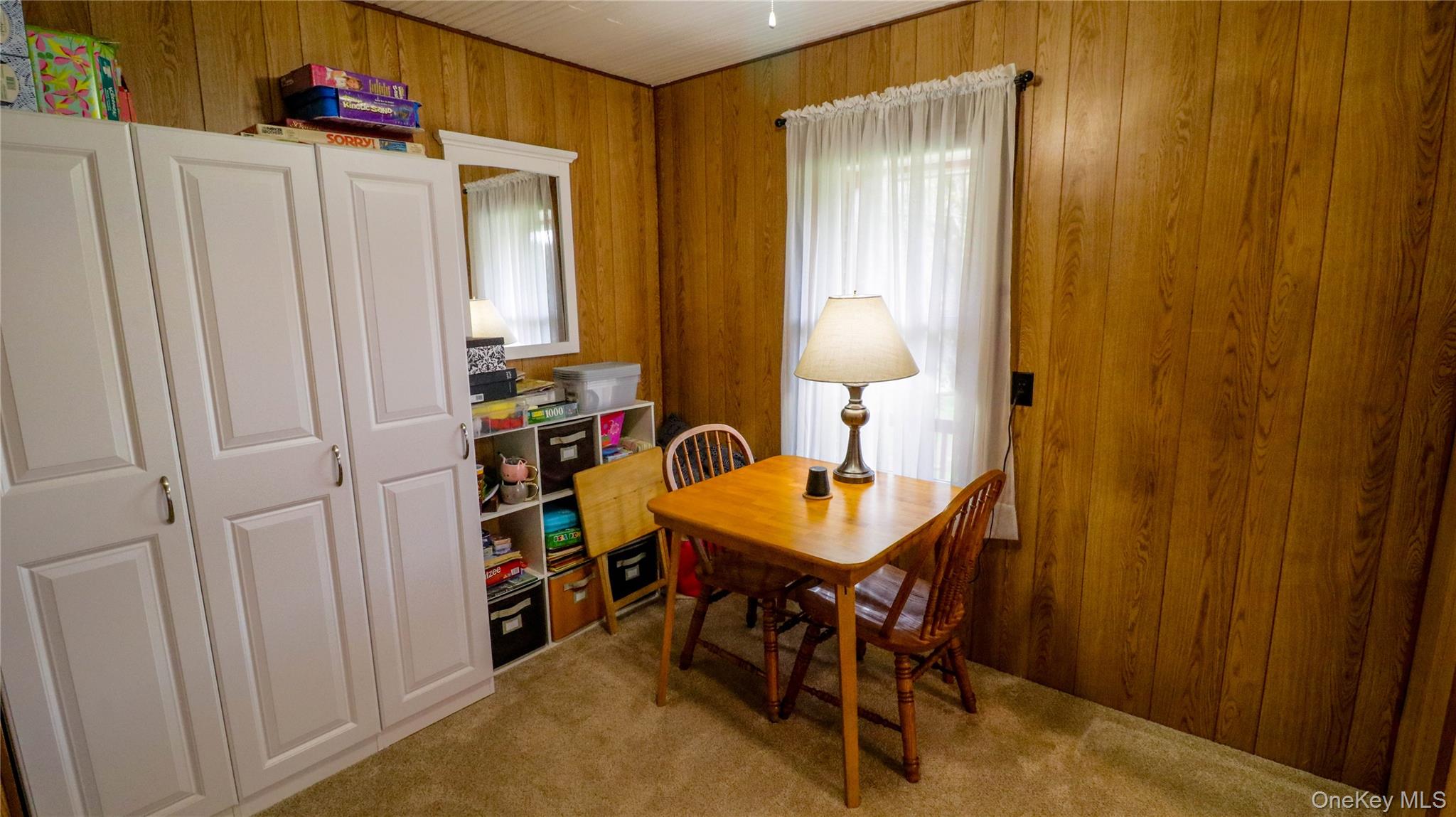 11 Hood Road Roscoe, NY 12776 - Photo 21 of 31 Interior space featuring wood-finish paneling and an overhead light fixture