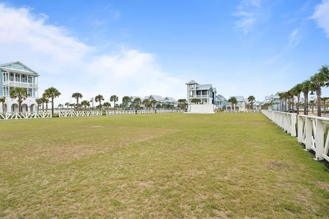 an outdoor space with garden view