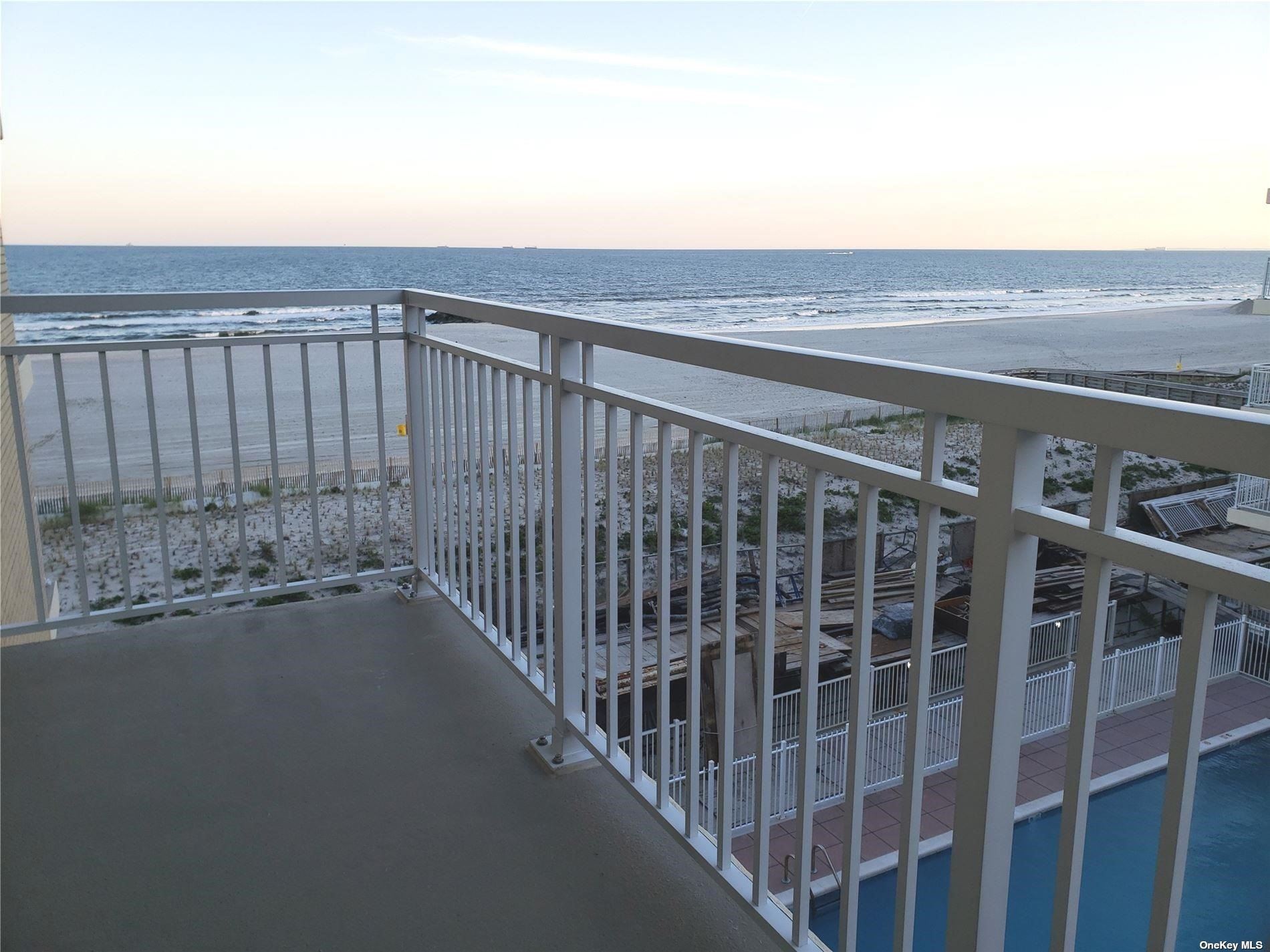 a view of balcony with stairs