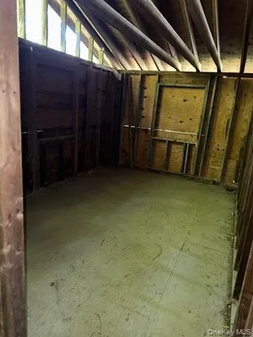 a view of storage and utility room