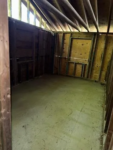 a view of storage and utility room