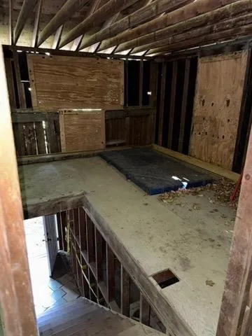 a view of water heater room