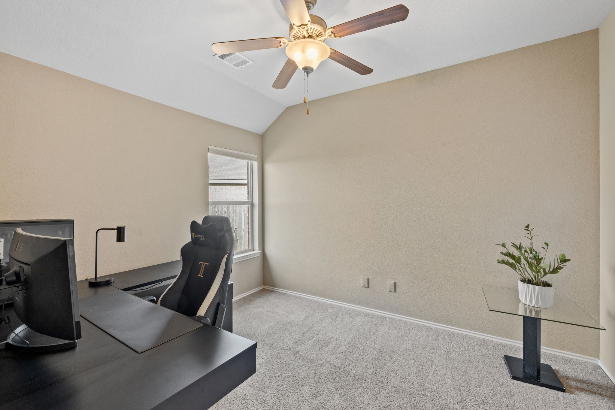 482 Travertine Trail Buda, TX 78610 - Photo 14 of 40 a view of workspace with a window
