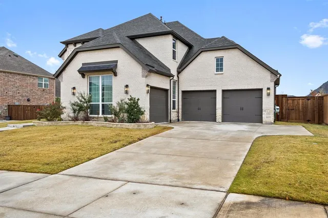 a front view of a house with swimming pool