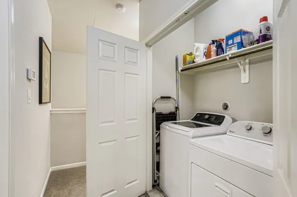 a room with storage and utility
