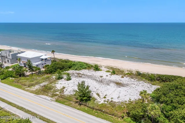a view of city and ocean