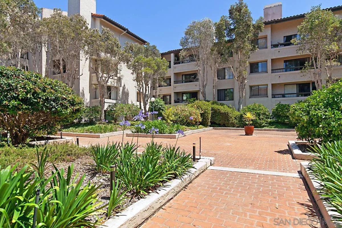 5705 Friars Road, Unit 60 San Diego, CA 92110 - Photo 40 of 49 a view of a building with garden