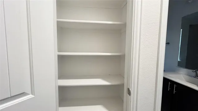 a view of kitchen and utility room