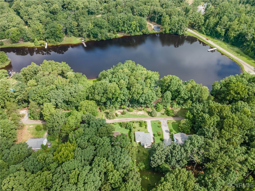 184 Fox Road Gum Spring, VA 23065 - Photo 24 of 27 an aerial view of a house with a yard and a garden view