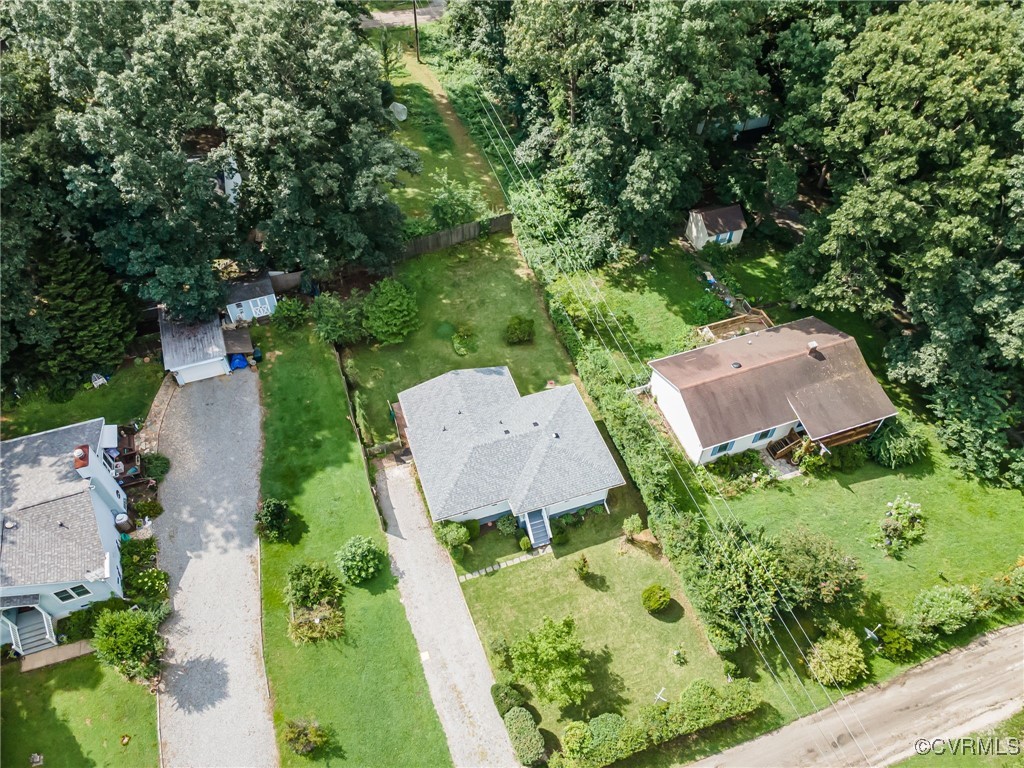 184 Fox Road Gum Spring, VA 23065 - Photo 5 of 27 an aerial view of house with yard