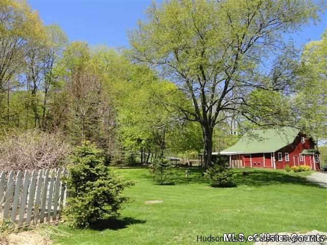 895 Buck Road Stone Ridge, NY 12484 - Photo 5 of 22 a view of a big yard with plants and large trees