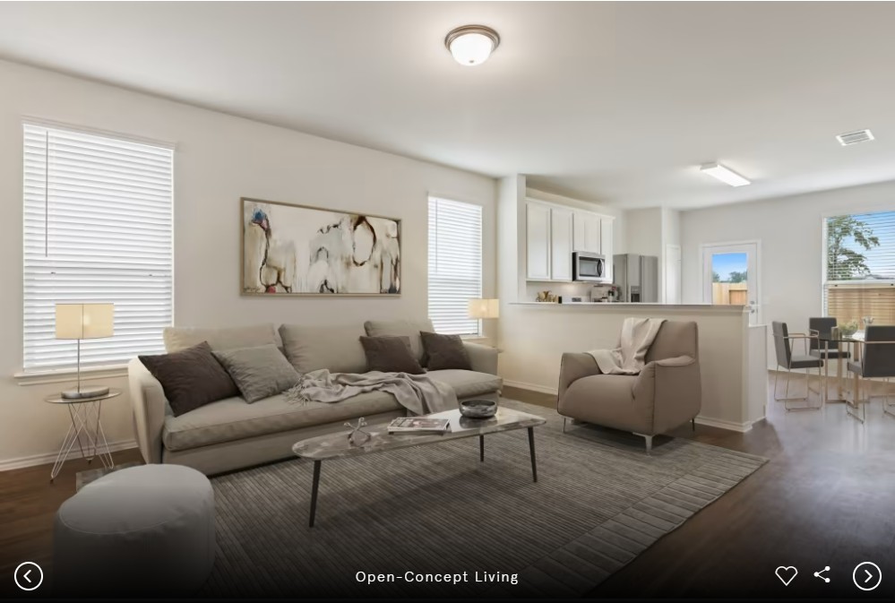 174 Green Berets Bend Jarrell, TX 76537 - Photo 8 of 8 Interior photos- Photo of Centex model home with same floor plan, not of actual home listed.