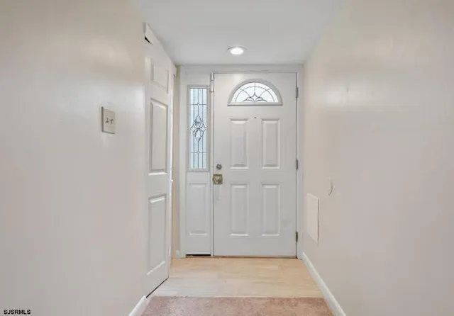 a view of front door