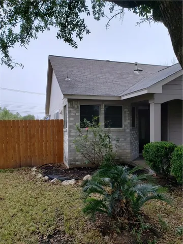 a view of a entryway door front of house