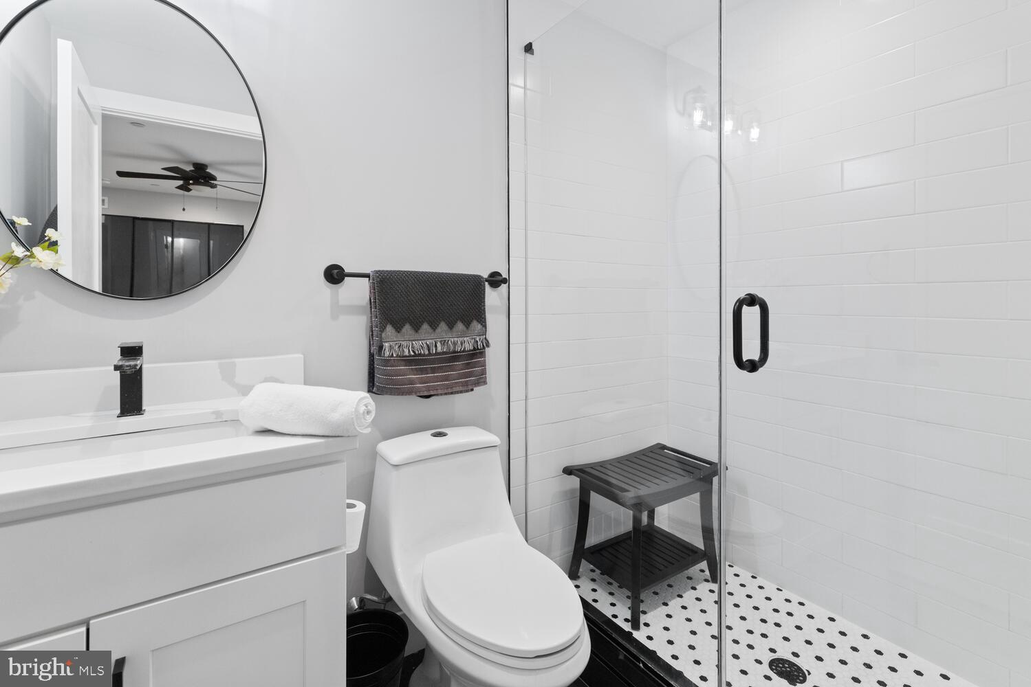 1224 North 26th Street, Unit F1 Philadelphia, PA 19121 - Photo 19 of 25 Sleek modern bathroom with elegant finishes.