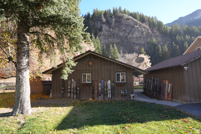 3711 North Canyon Road Provo, UT 84604 - Photo 2 of 42 View of front of property with board and batten siding and a mountain view