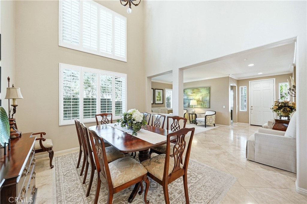 10 Boulder Ridge Court Azusa, CA 91702 - Photo 7 of 50 a view of a dining room with furniture and windows