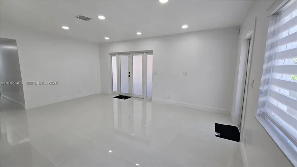 a view of an empty room