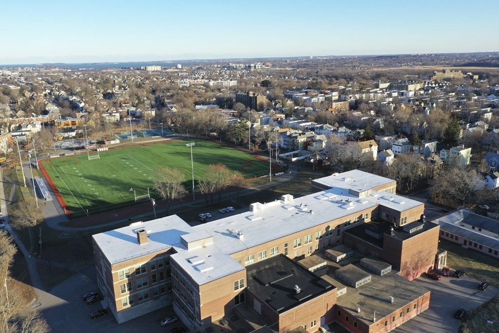 68 Edson Street, Unit 1 Boston, MA 02124 - Photo 23 of 23 an aerial view of a house with a big yard