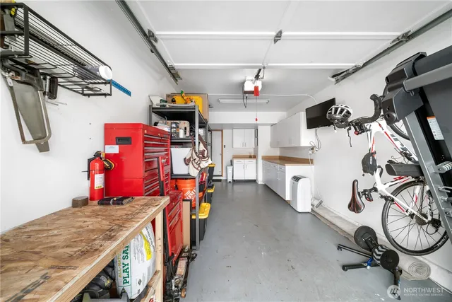 a view of storage and utility room