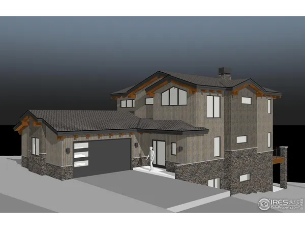 a house view with a outdoor space