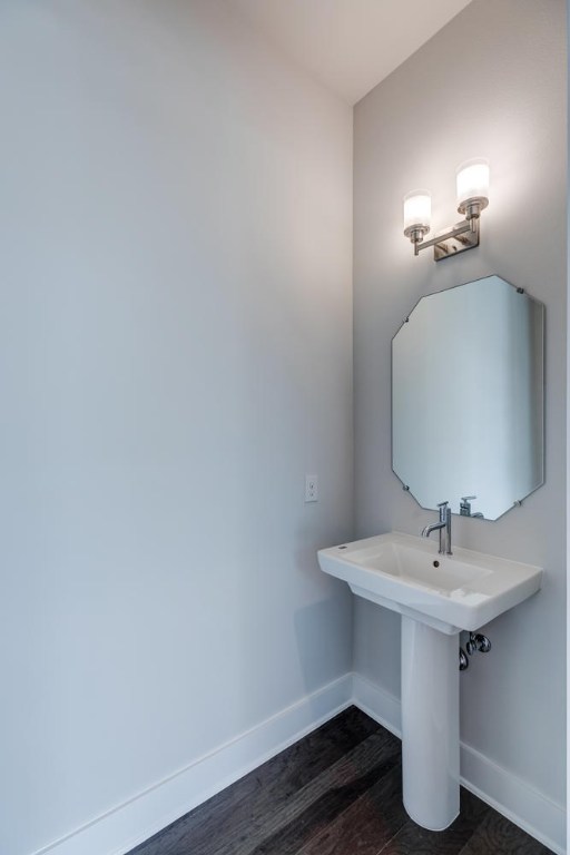 4600 Freedom Drive Austin, TX 78731 - Photo 16 of 40 a bathroom with a sink and a mirror
