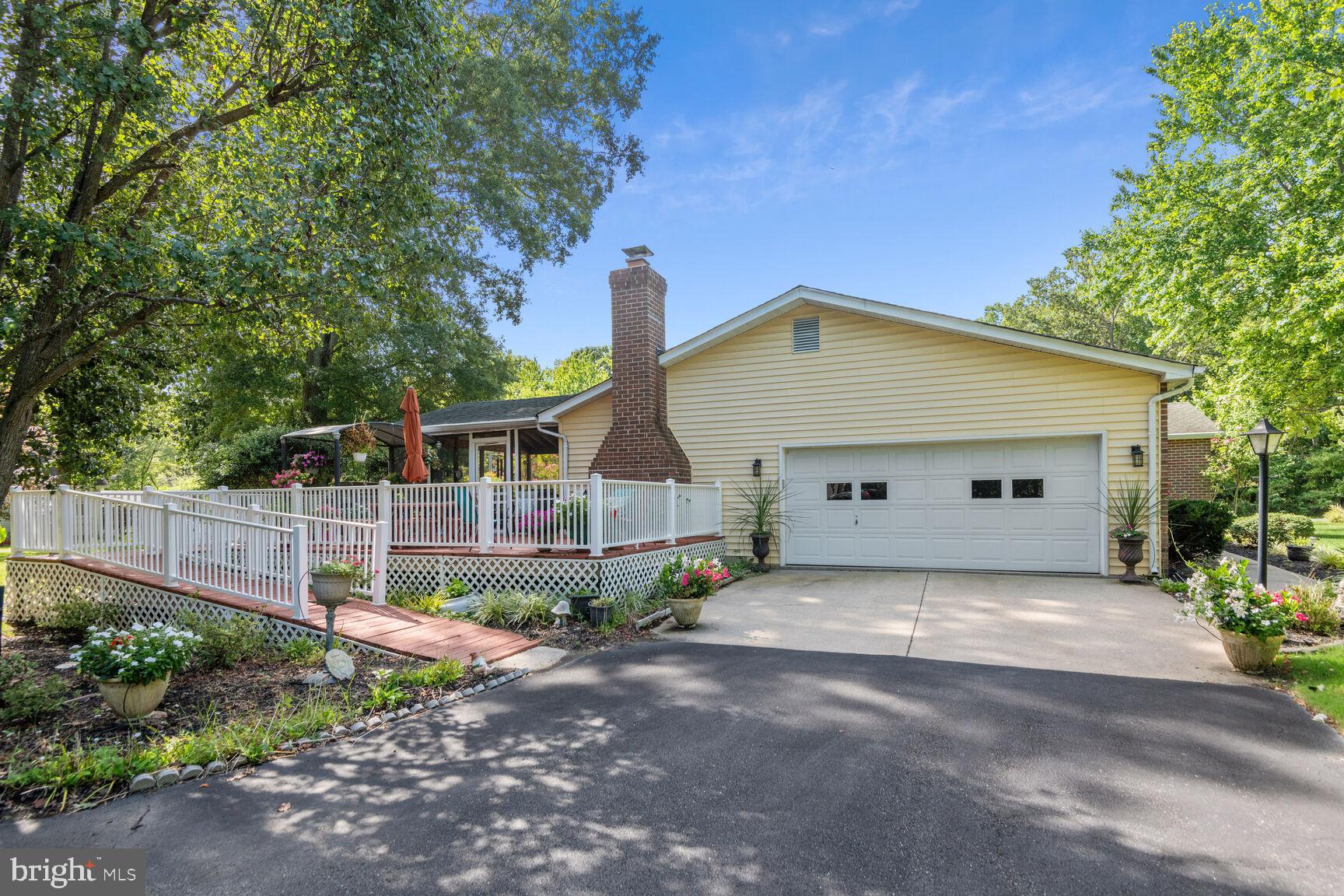 Side of home Garage