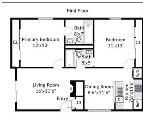 a view of a building with many windows