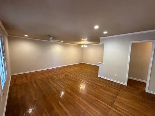 a view of empty room