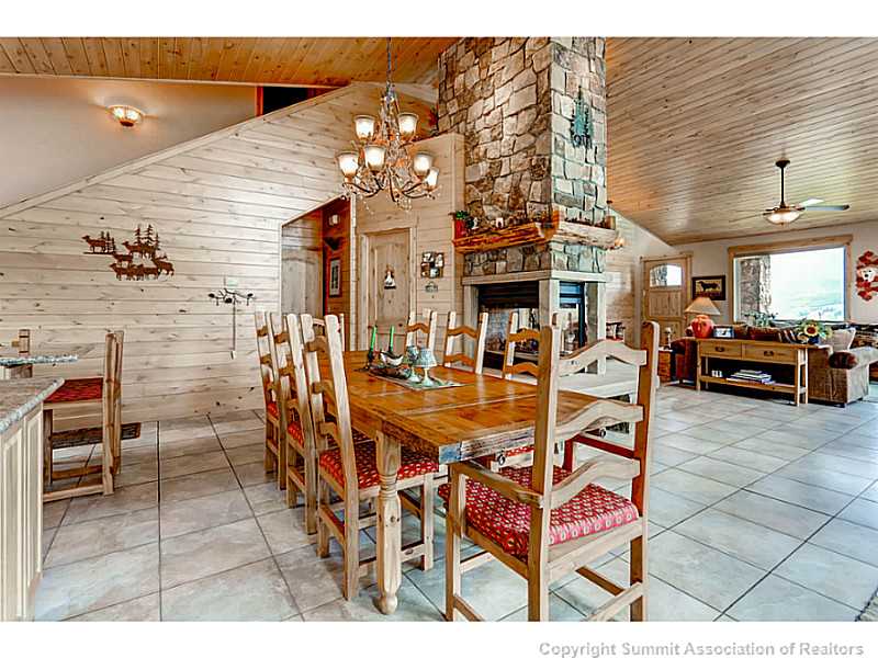 729 Willowbrook Road Silverthorne, CO 80498 - Photo 6 of 25 Dining Room. Open concept main floor.