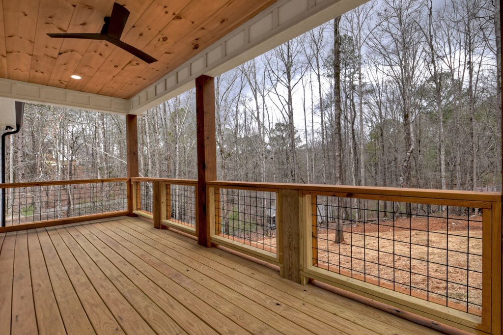 76 Cypress Circle Ellijay, GA 30540 - Photo 28 of 35 a view of balcony with wooden floor