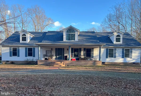 a front view of a building with street view