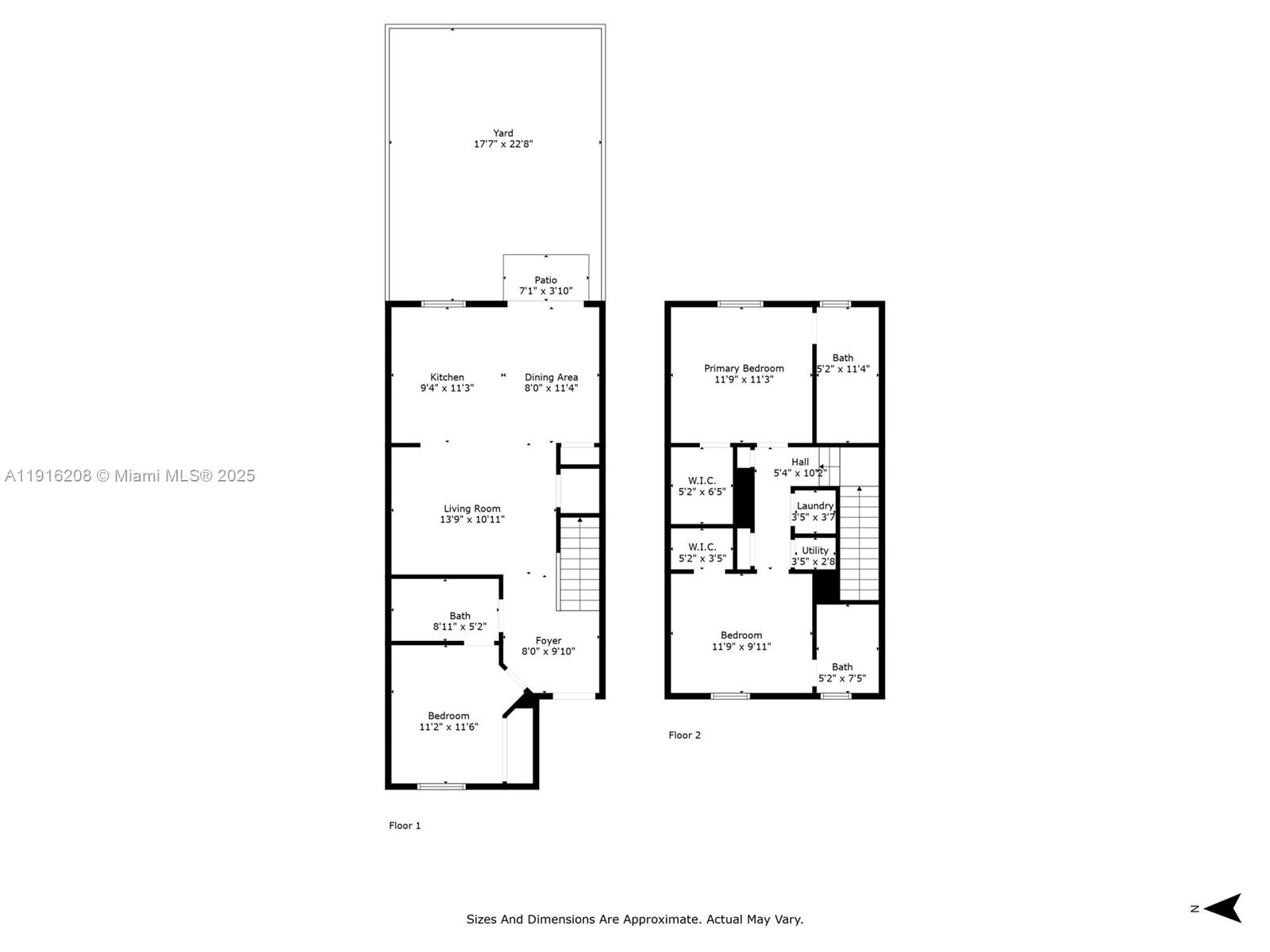 28637 Southwest 132nd Court Homestead, FL 33033 - Photo 7 of 45 a picture of a floor plan