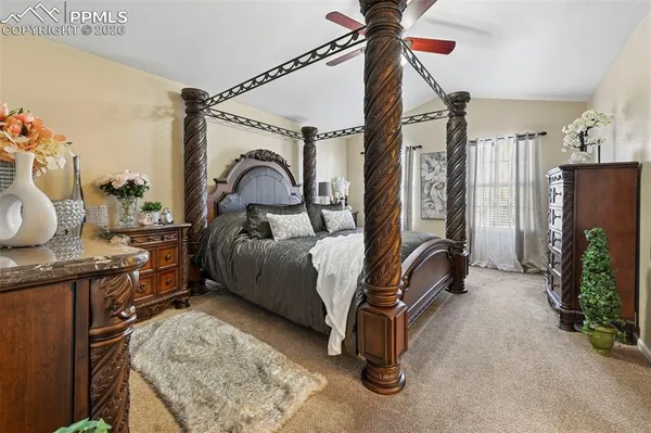 a view of a bedroom with gym equipment
