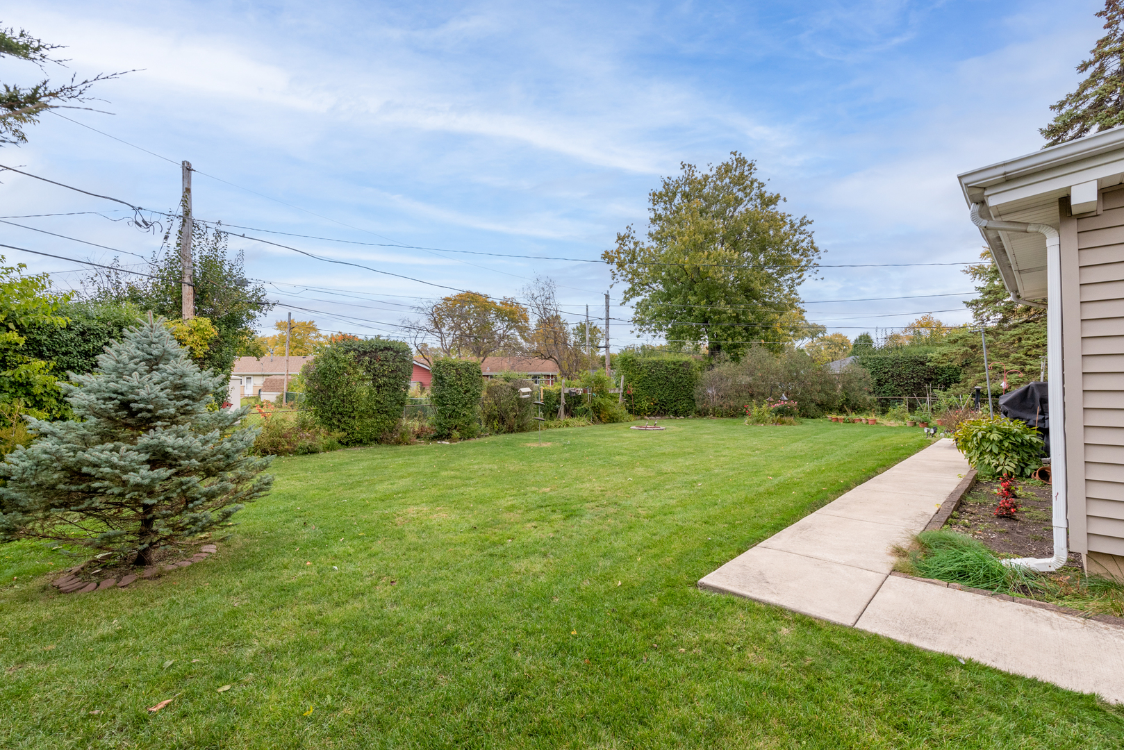 560 Lincoln Drive Hoffman Estates, IL 60169 - Photo 27 of 38 a view of a garden with a building in the background
