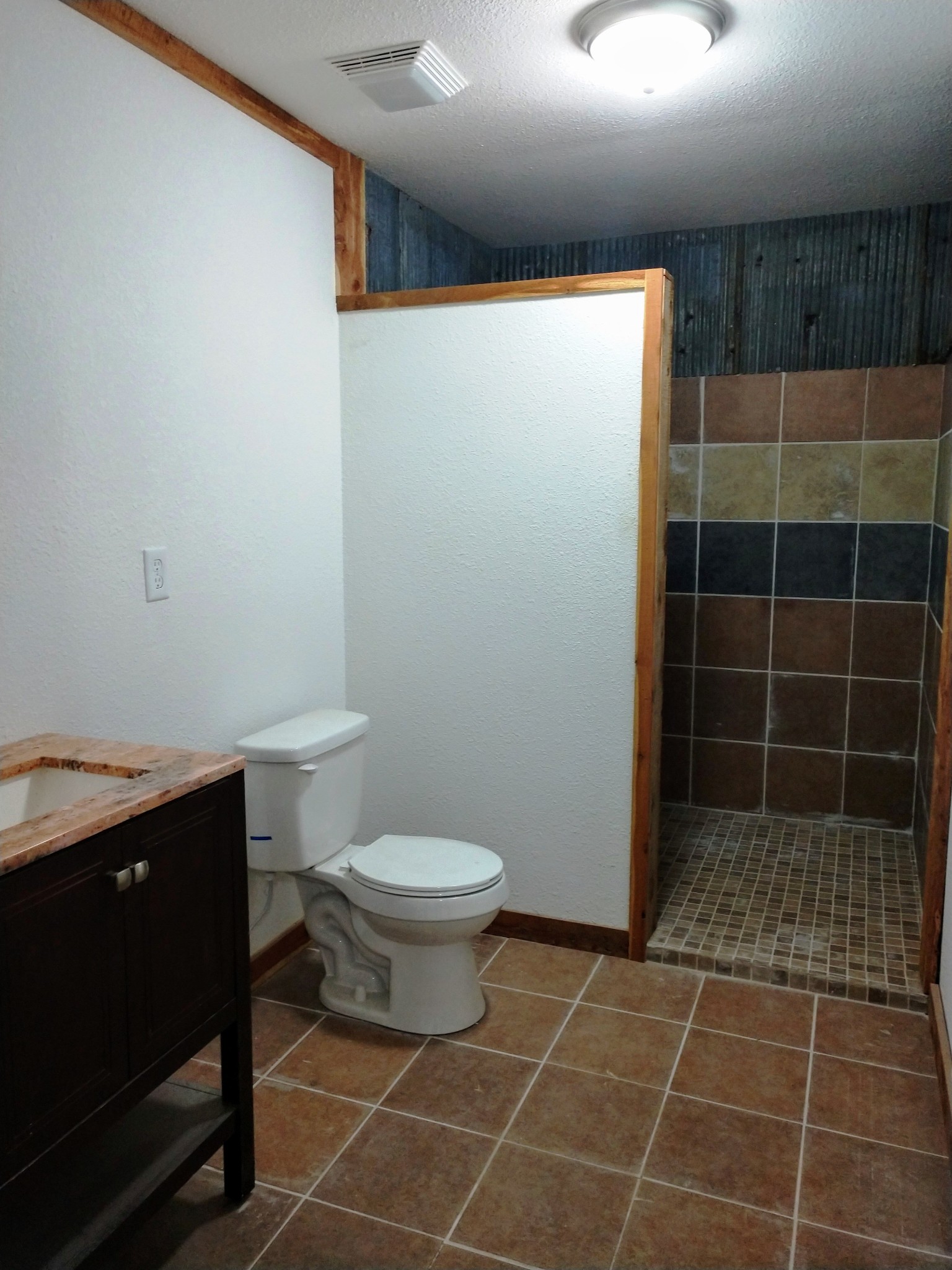 935 Poplar Flatt Road Silver Point, TN 38582 - Photo 10 of 33 a bathroom with a toilet a sink a shower and a window