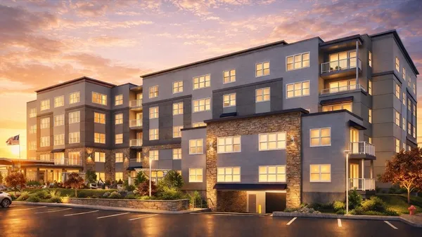 a view of building with a lot of windows