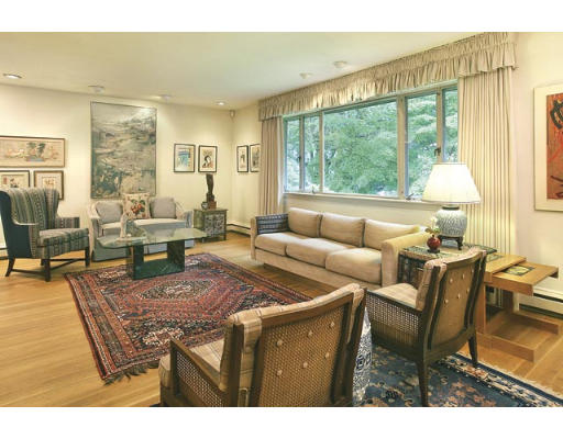 165 Paulson Road Newton, MA 02468 - Photo 2 of 7 a living room with furniture and a large window