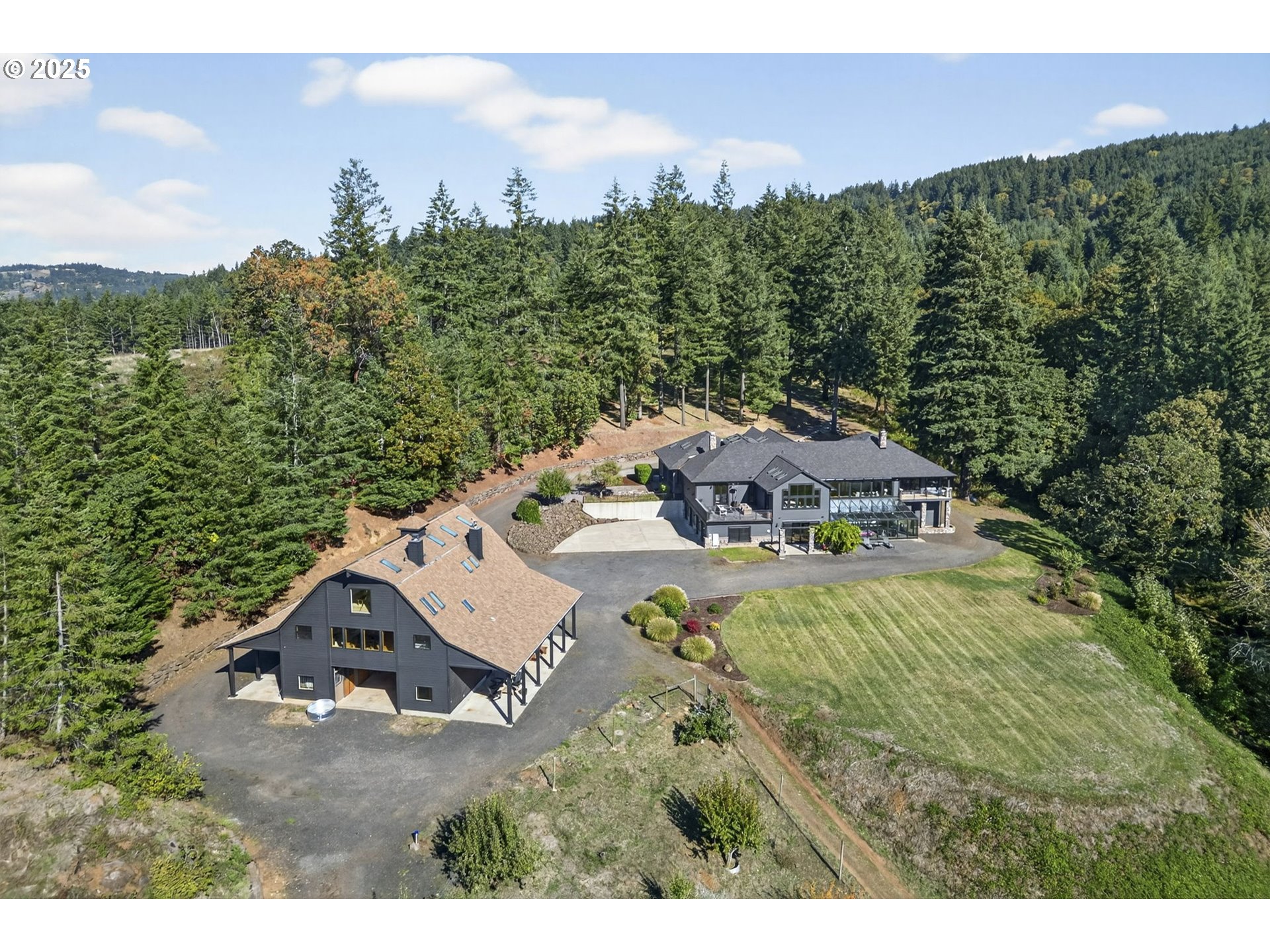 32520 Northeast Corral Creek Road Newberg, OR 97132 - Photo 2 of 48 an aerial view of a house with a yard