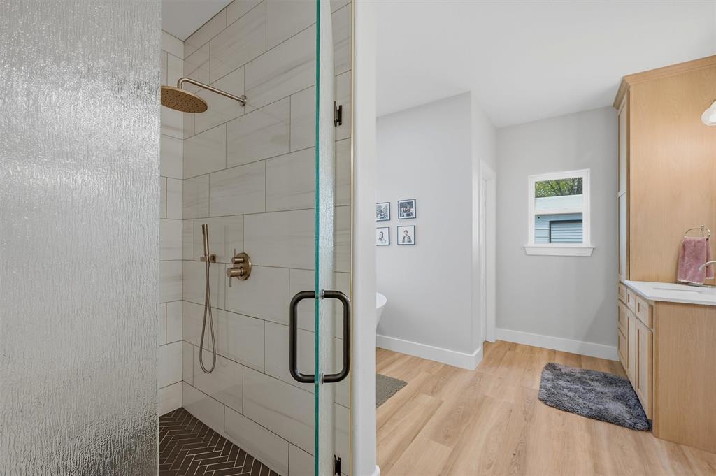 501 Bonham Street Tom Bean, TX 75491 - Photo 20 of 40 a bathroom with a shower