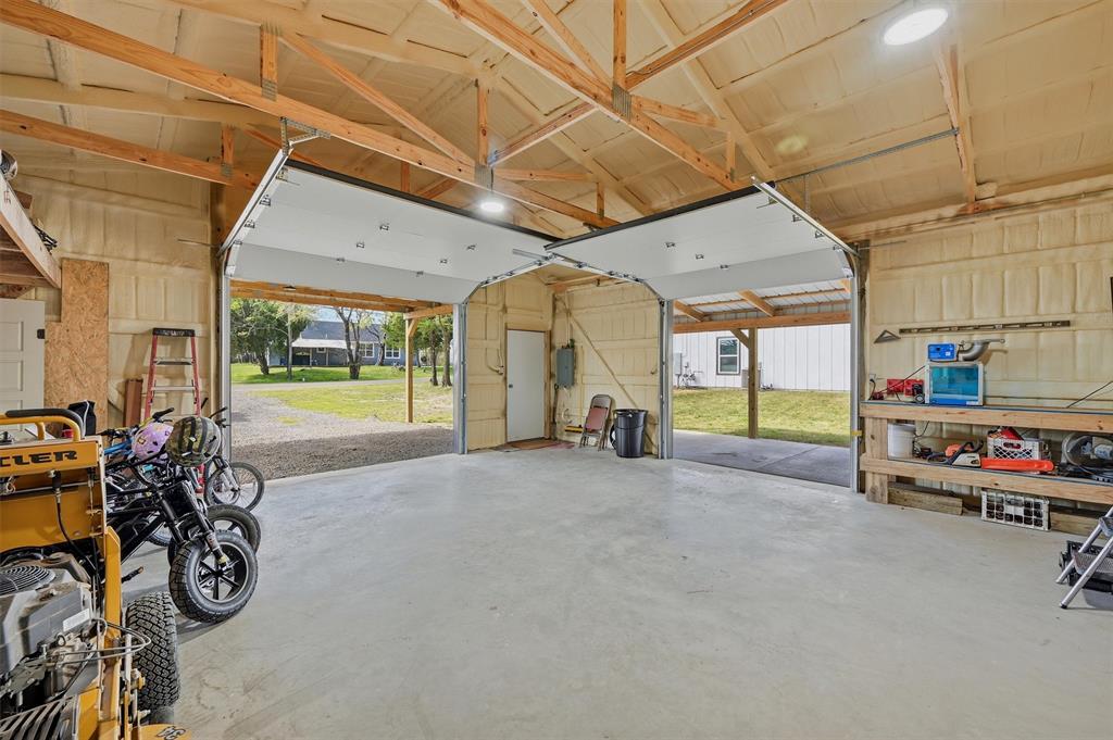 501 Bonham Street Tom Bean, TX 75491 - Photo 40 of 40 a view of a garage with furniture