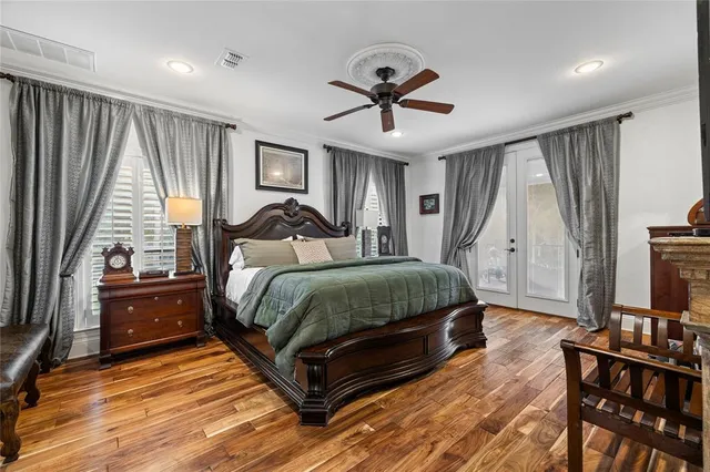 a spacious bathroom with a granite countertop sink a mirror and a