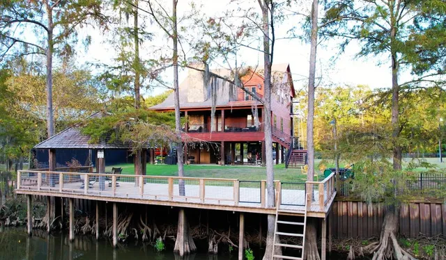 a bathroom with a swimming pool