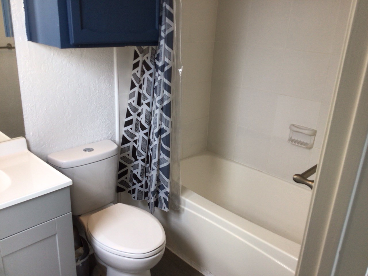 176 April Point Drive North Conroe, TX 77356 - Photo 14 of 17 a white toilet sitting next to a bath tub