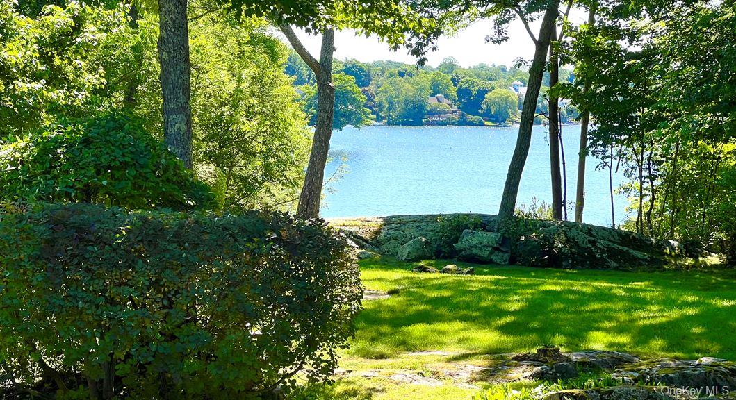 The panoramic view from your front yard of beautiful "LAKE MAHOPAC"