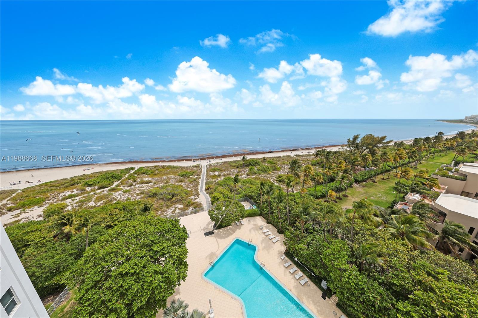200 Ocean Ln Drive, Unit 1102 Key Biscayne, FL 33149 - Photo 8 of 24 a view of an ocean from a balcony