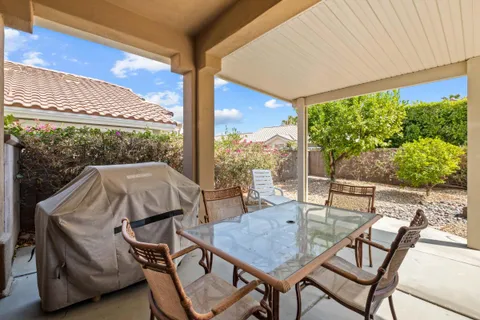 a view of an outdoor sitting area